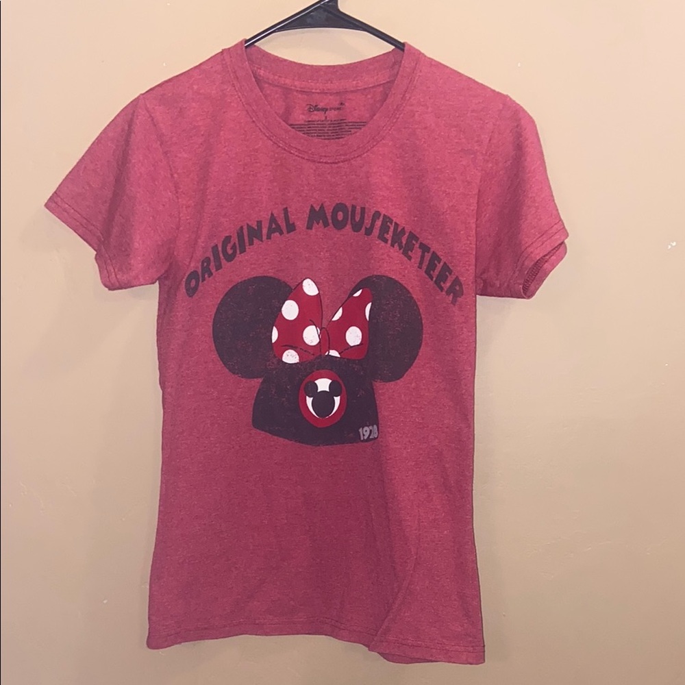 Disney Store The original mouseketeer women red Minnie Mouse cotton polyester